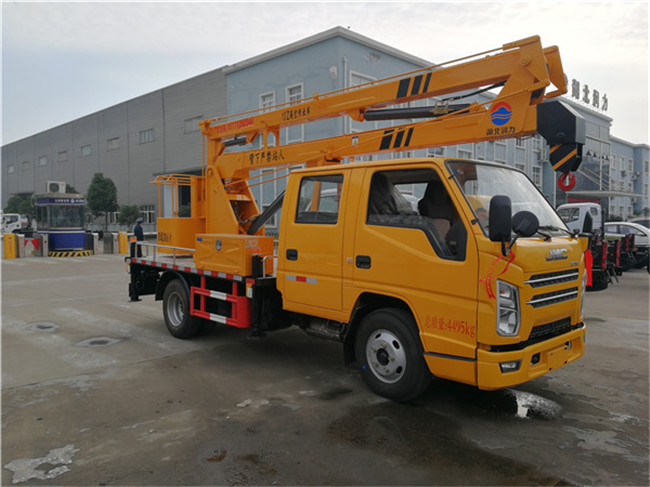 國六江鈴藍(lán)牌13米高空作業(yè)車