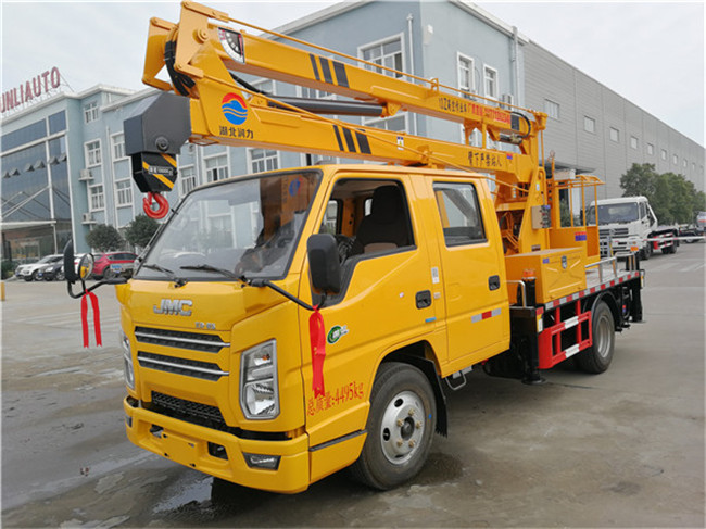 國六江鈴藍牌13米高空作業(yè)車