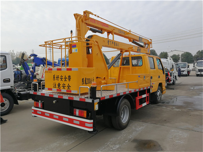 國六江鈴藍牌13米高空作業(yè)車