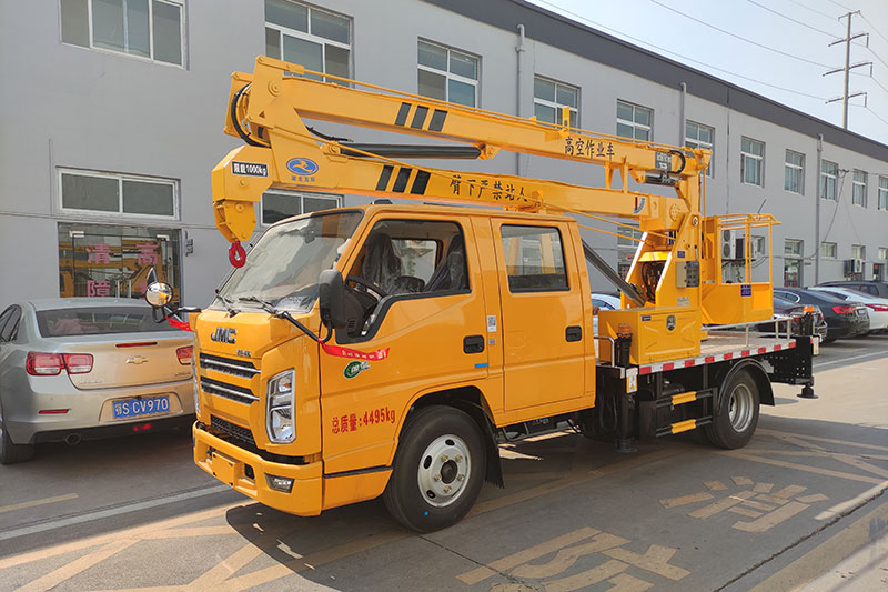 江鈴13米雙排藍(lán)牌高空作業(yè)車(chē)