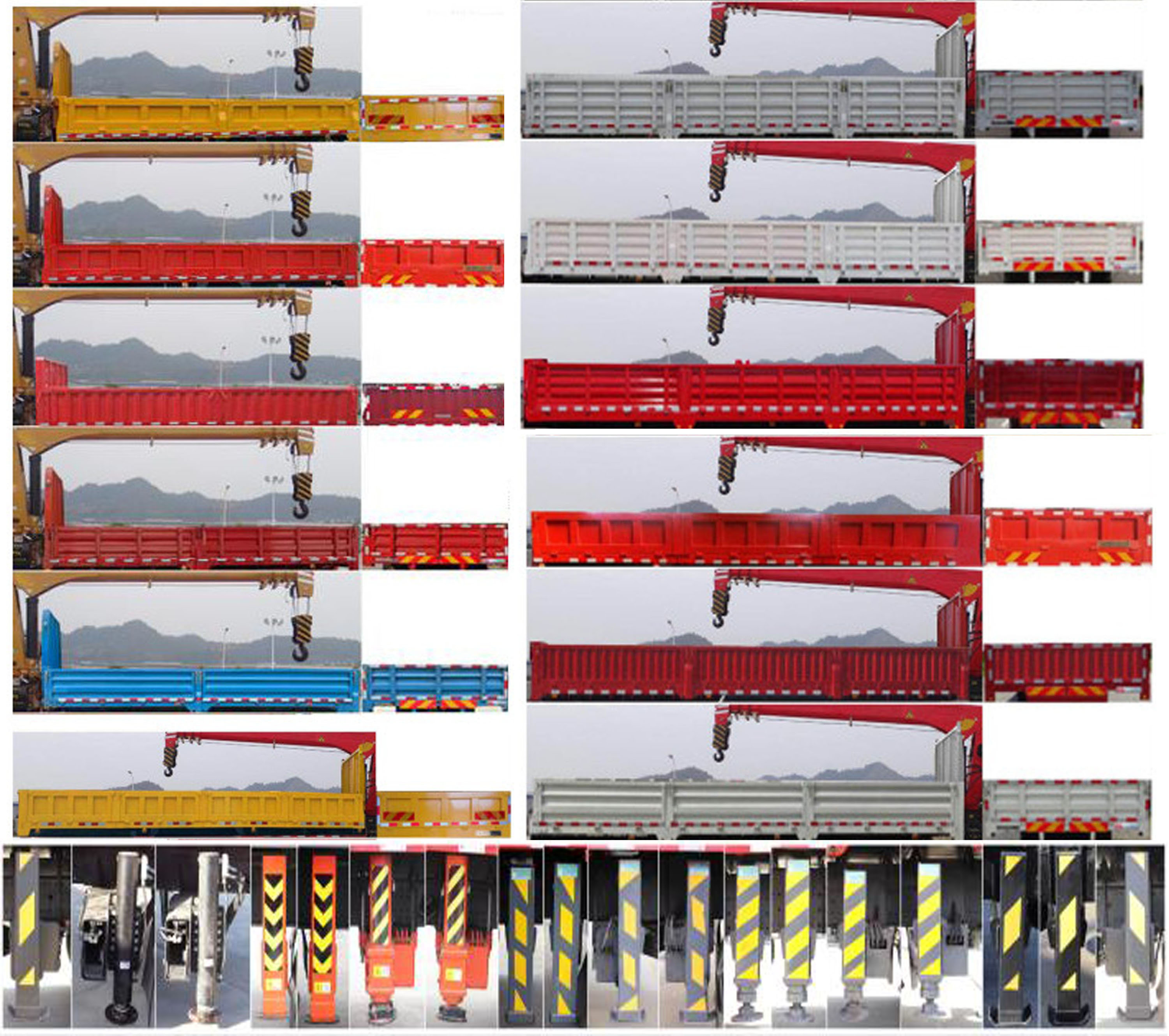 程力威牌CLW5181JSQA6SZ型隨車起重運輸車